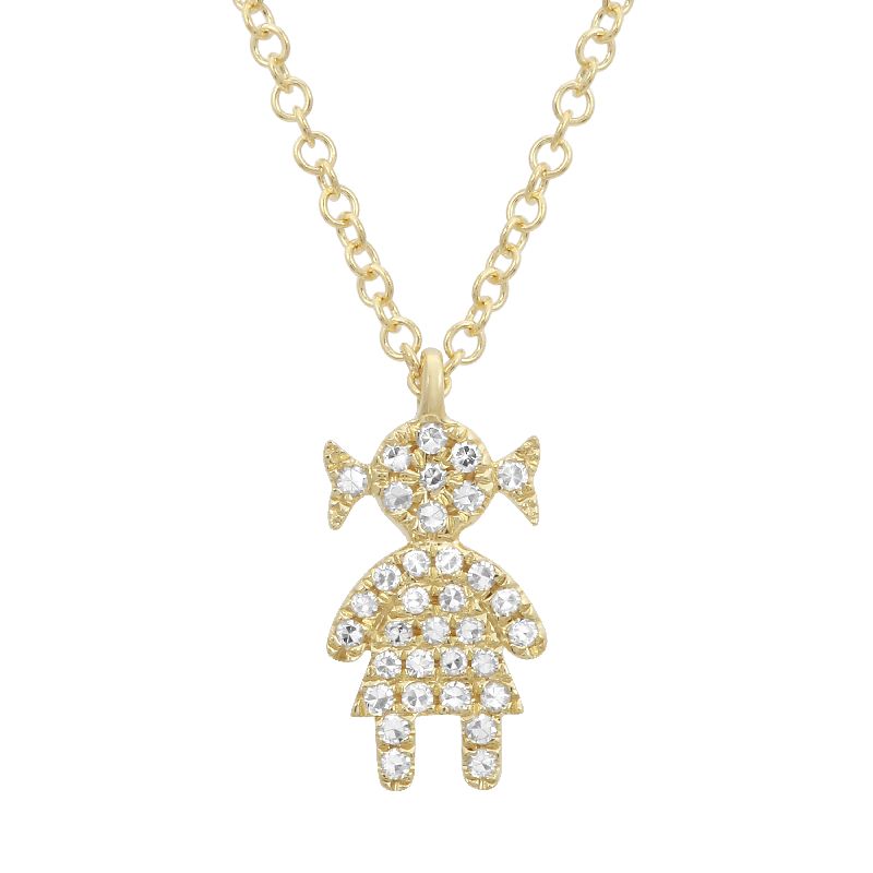 Girl Diamond Necklace - SHOPKURY.COM