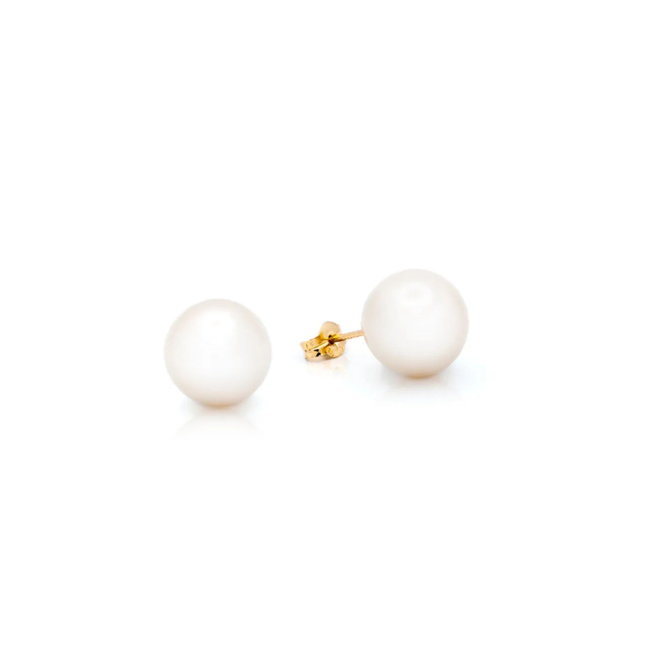 10MM Pearl Stud Earrings - SHOPKURY.COM