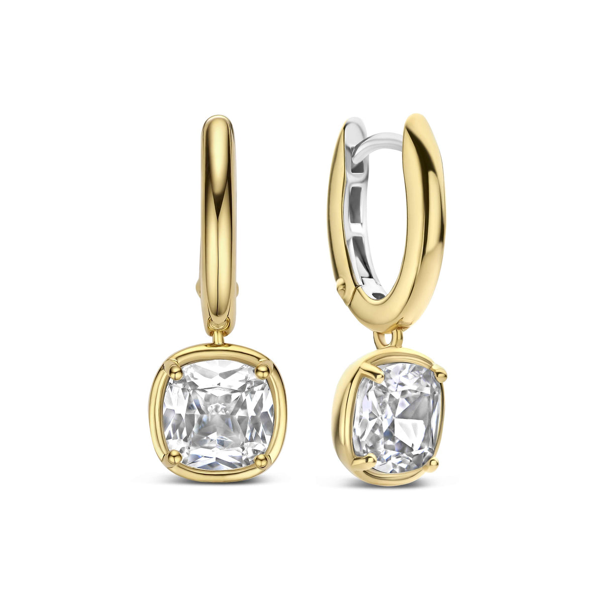 Cushion Dangle Earrings by TI SENTO