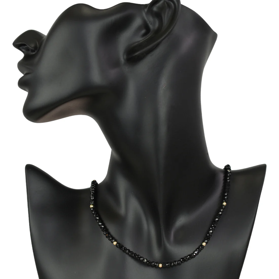 Natural Black Spinel Gemstones Necklace - SHOPKURY.COM