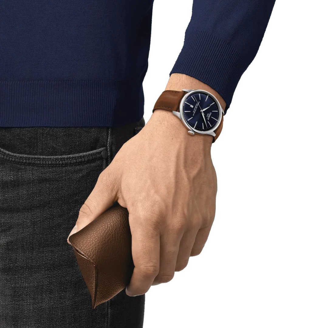Chemin Des Tourelles Brown/Blue 42MM Watch - SHOPKURY.COM
