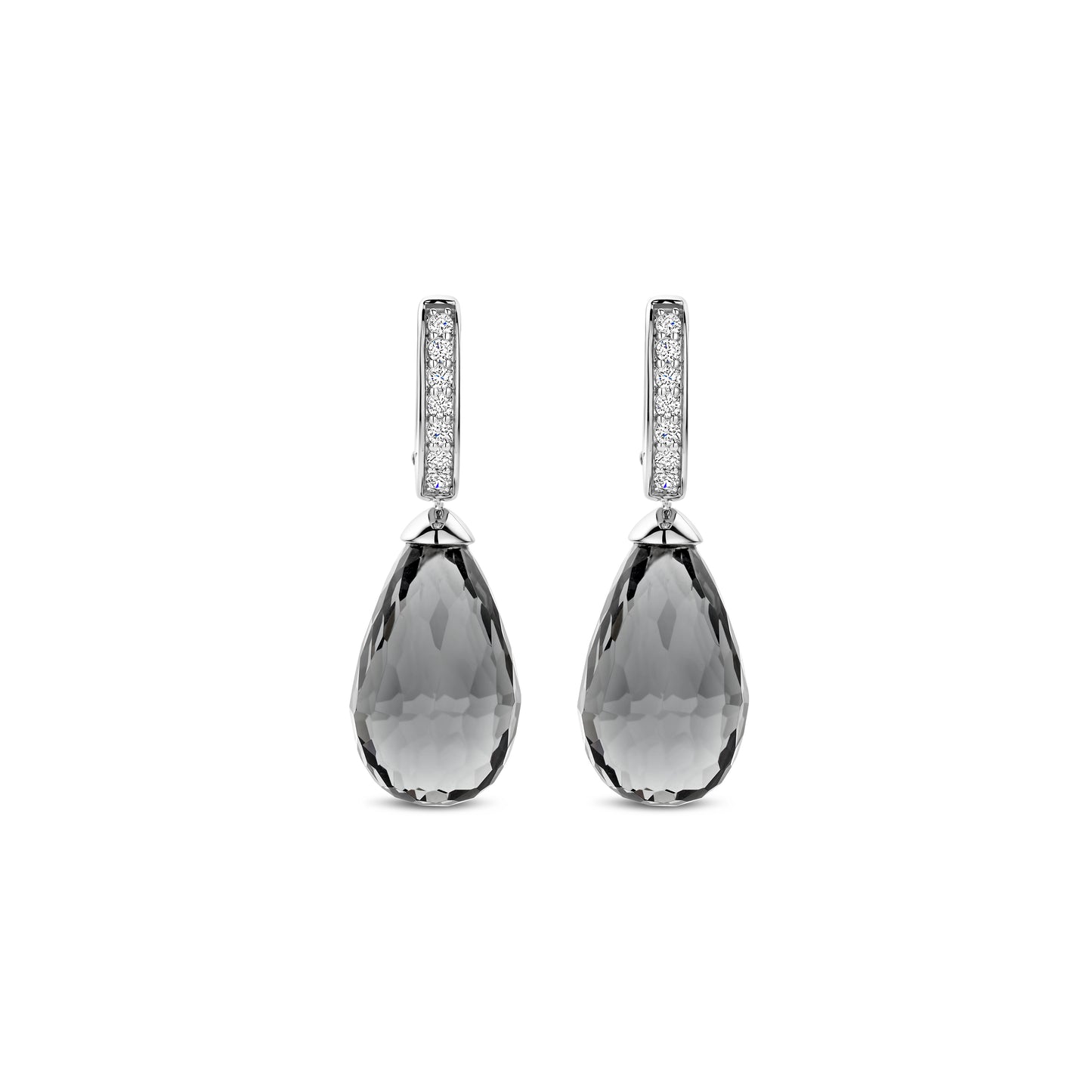 Grey Green Chandelier Earrings - SHOPKURY.COM