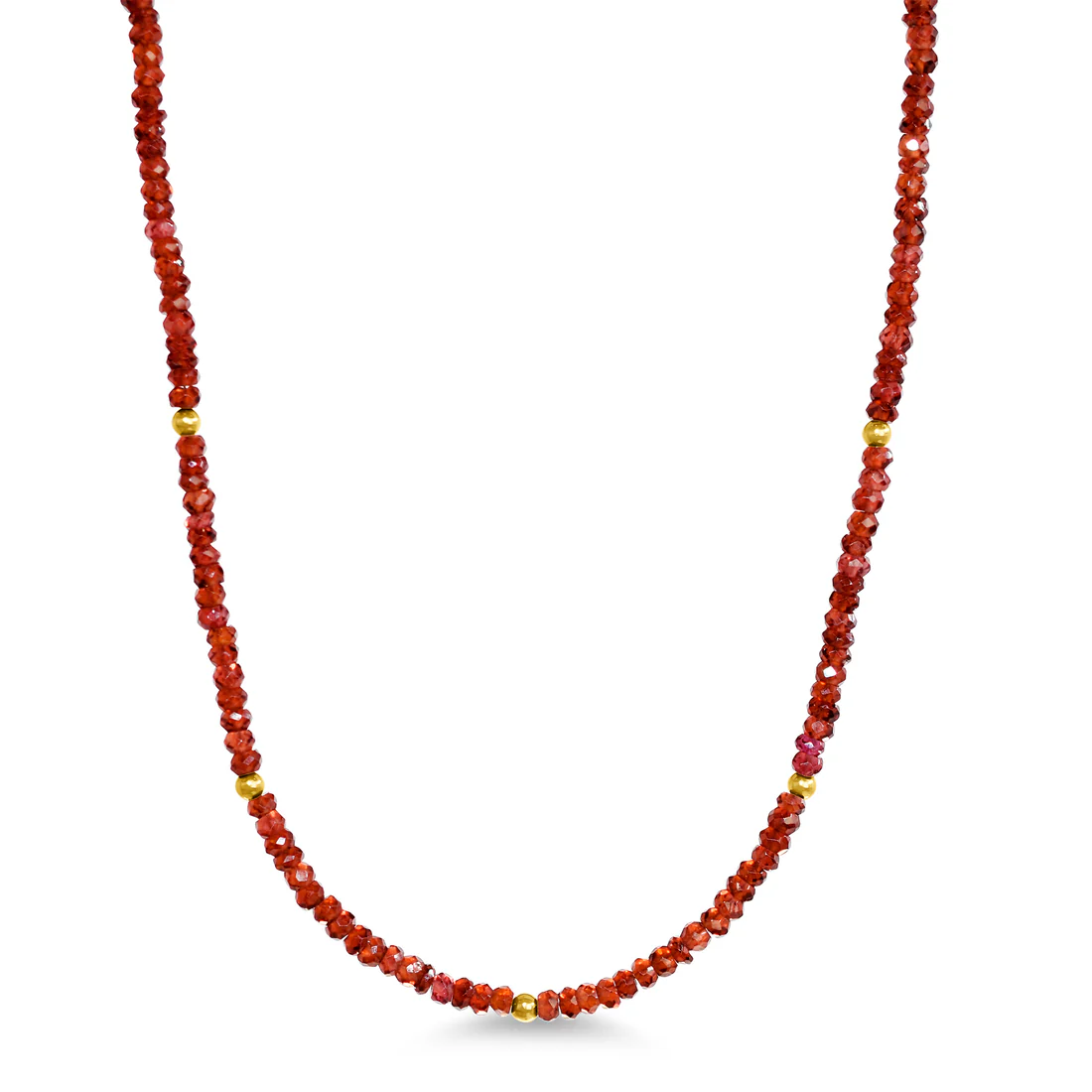 Natural Garnet Gemstones Necklace - SHOPKURY.COM