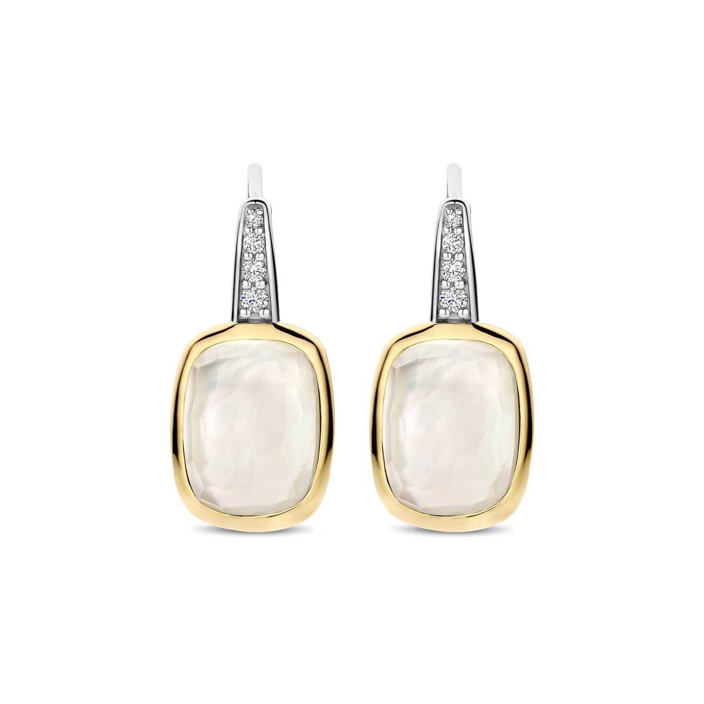 Milky Quartz Facetted Earrings - SHOPKURY.COM