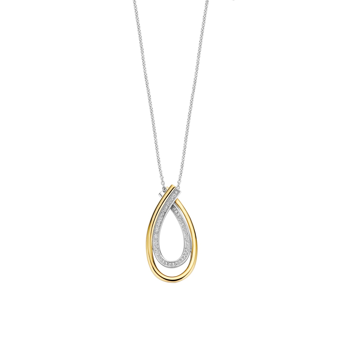 Teardrop Icon Necklace by TI SENTO