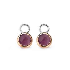 Dark Purple Stones Ear Charm - SHOPKURY.COM