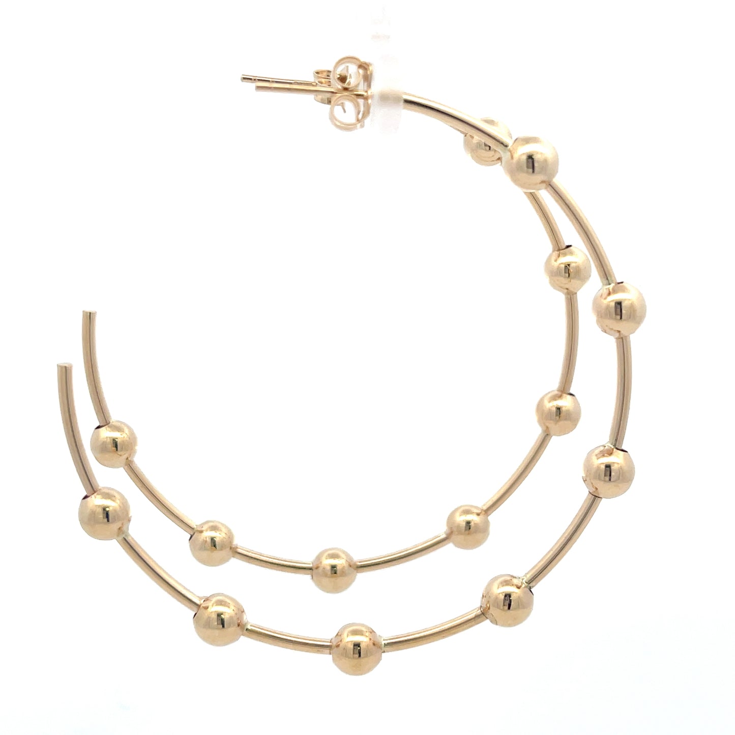 Satellite 50MM Hoop Earrings - SHOPKURY.COM