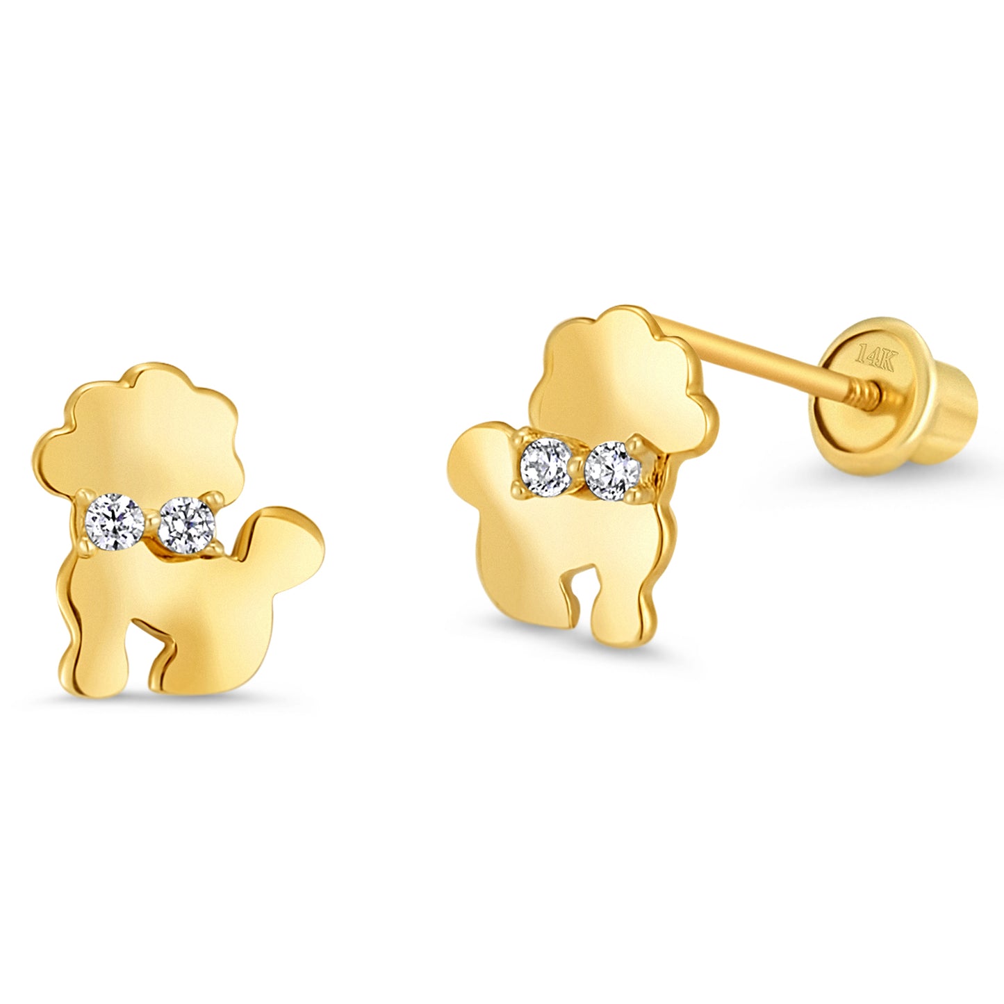 Poodle Dog Stud Earrings - SHOPKURY.COM