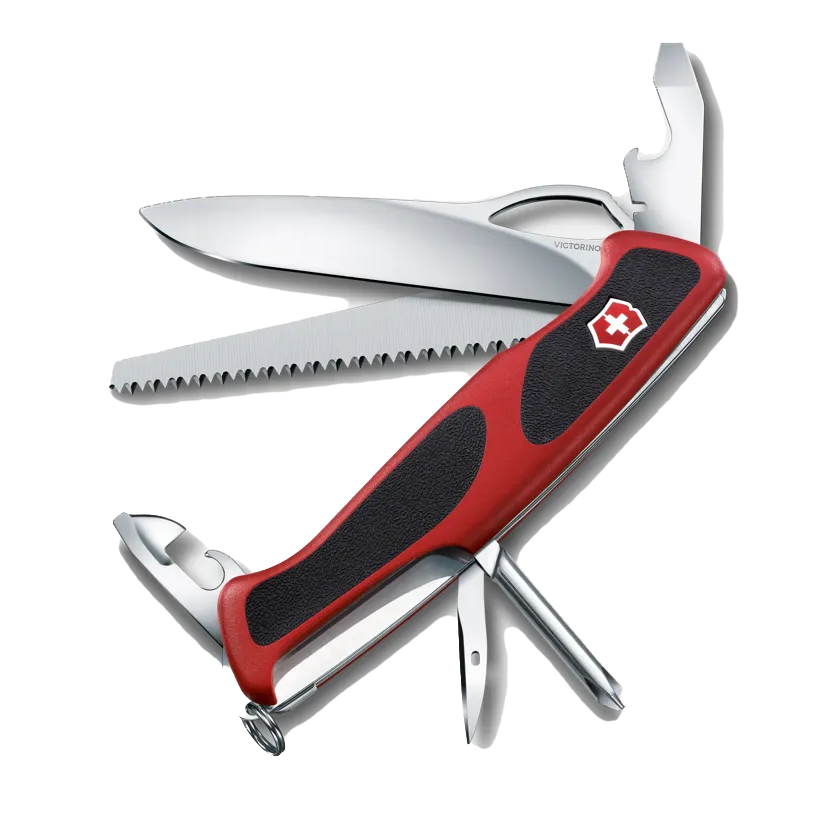 Ranger 78 grip in Red/Black 130MM Knife - SHOPKURY.COM