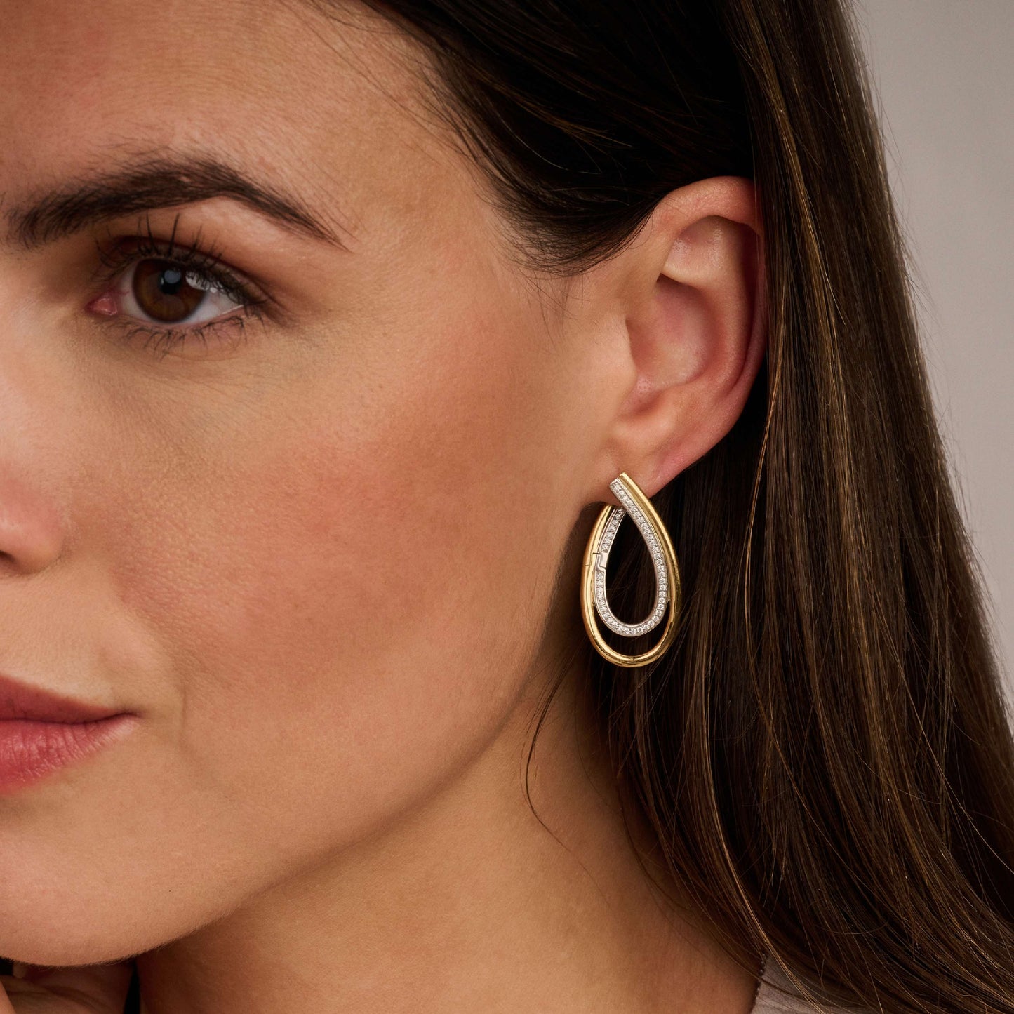 Teardrop Icon Earrings by TI SENTO