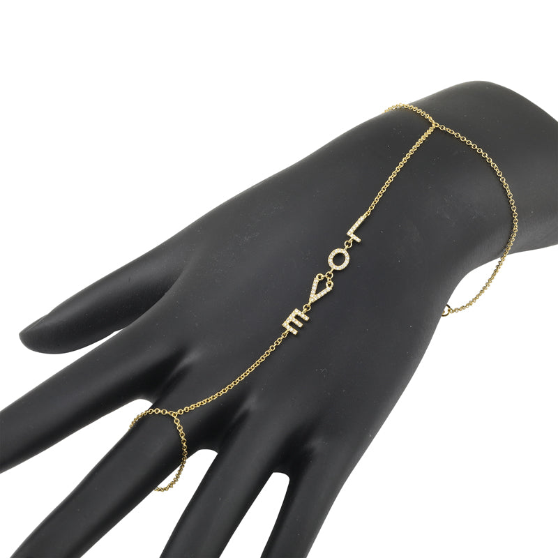 Love in Diamonds Hand Chain - SHOPKURY.COM
