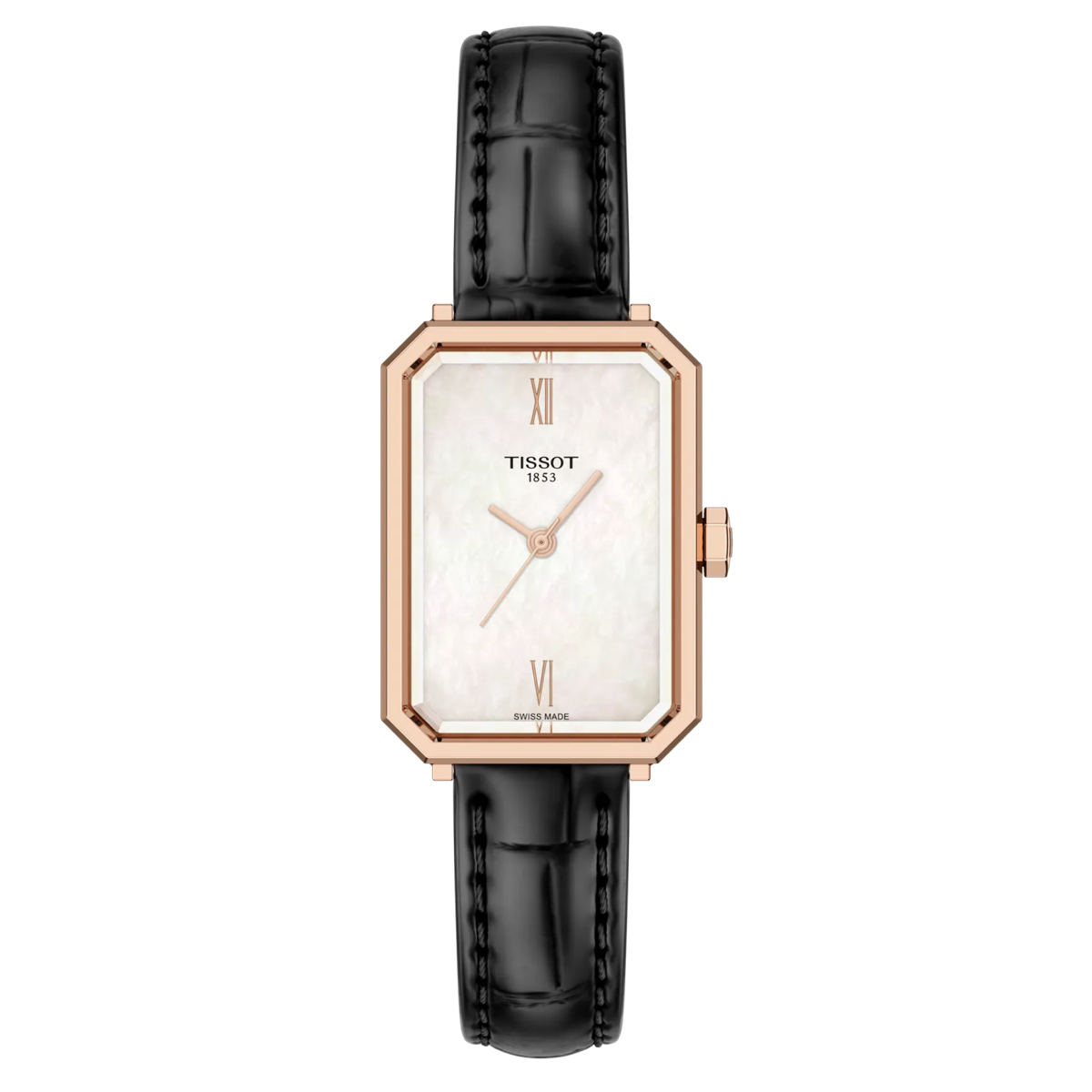 SRV Mother of Pearl and Rose Accents 30MM Watch - SHOPKURY.COM