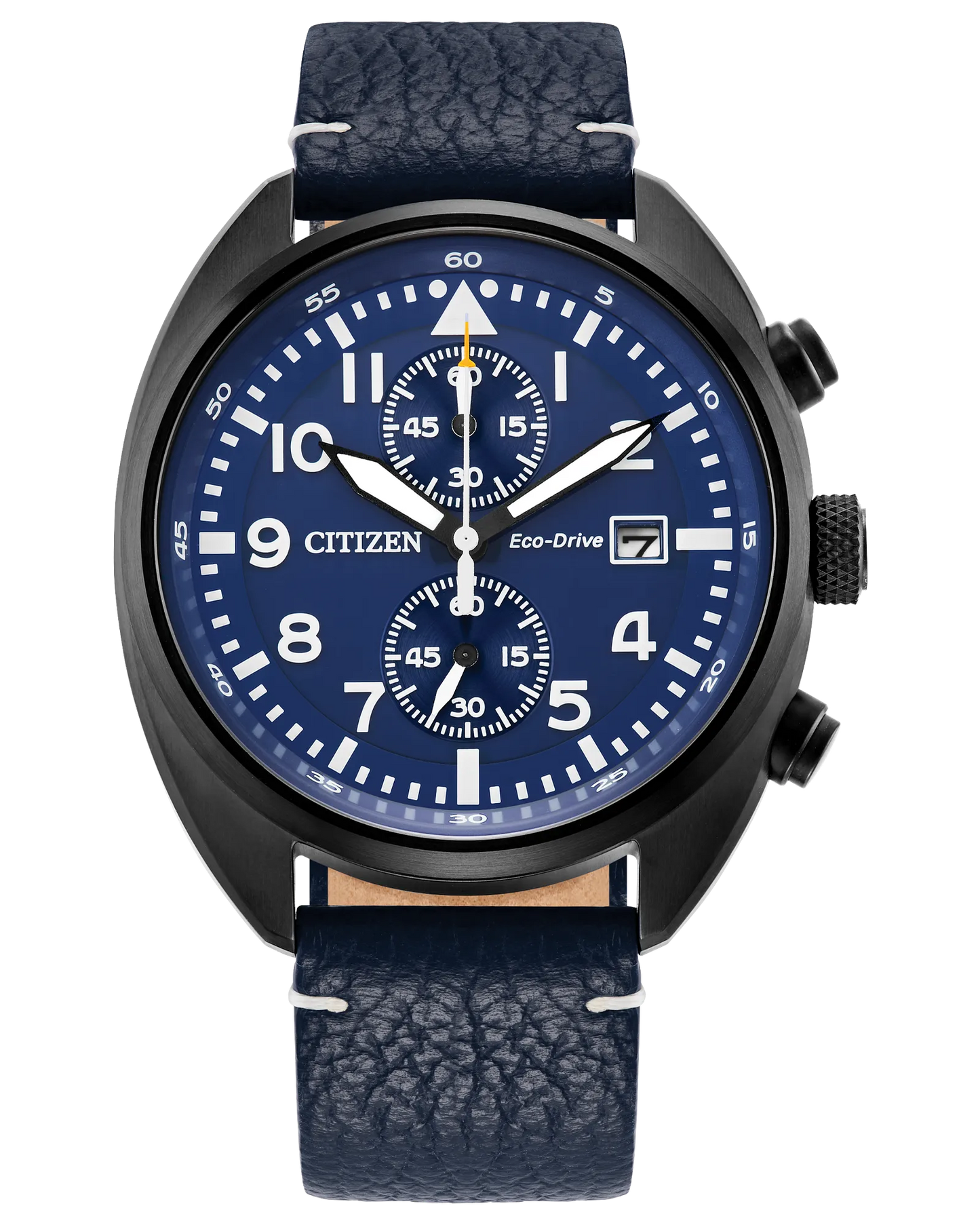 Citizen Sport Casual 41mm Blue Leather Watch by CITIZEN