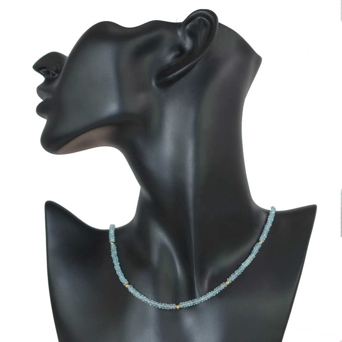 Natural Blue Topaz Gemstones Necklace - SHOPKURY.COM