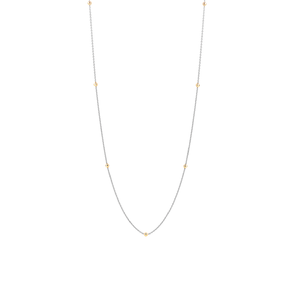 Golden Bead by the Yard Necklace by TI SENTO