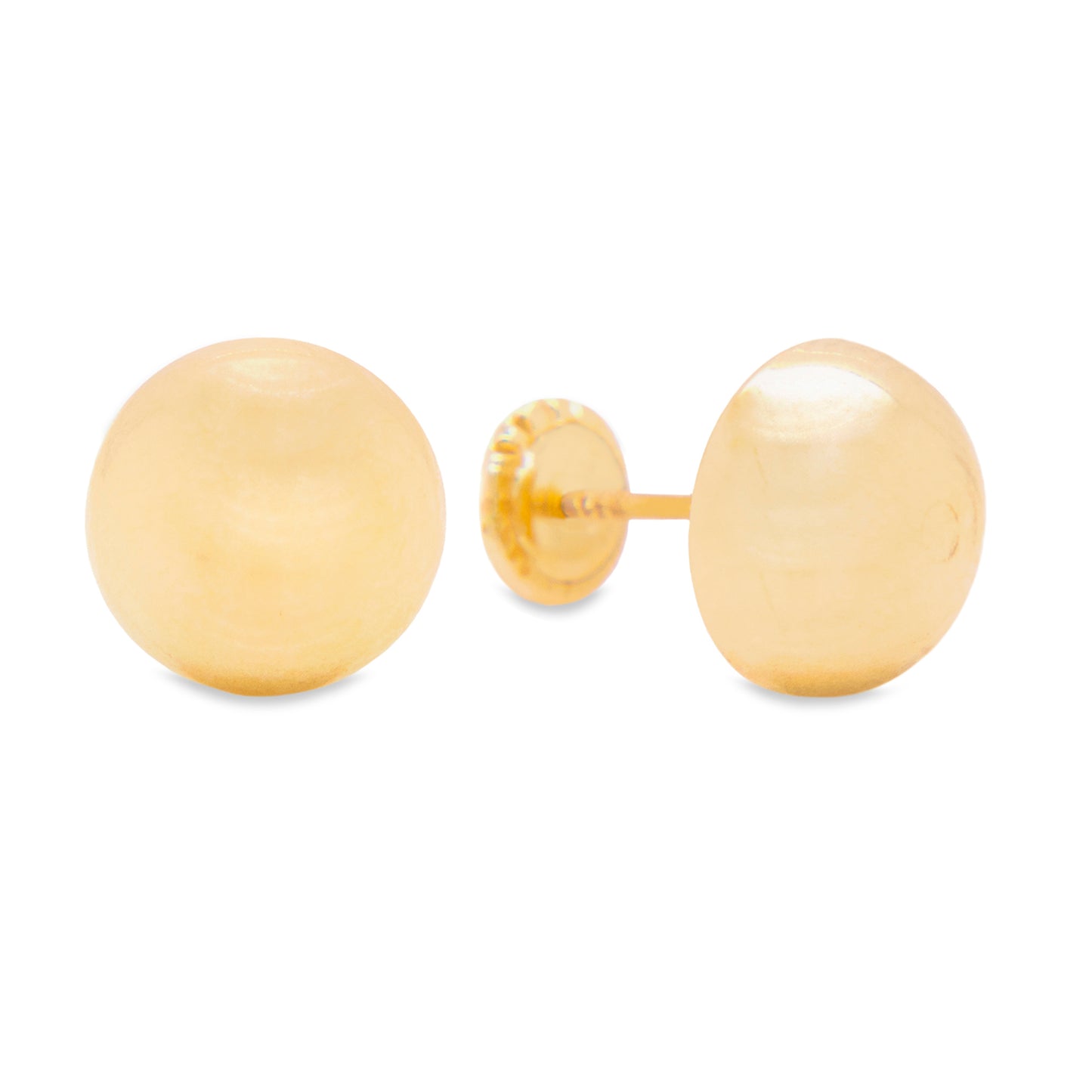 8MM Half Ball Stud Earrings - SHOPKURY.COM