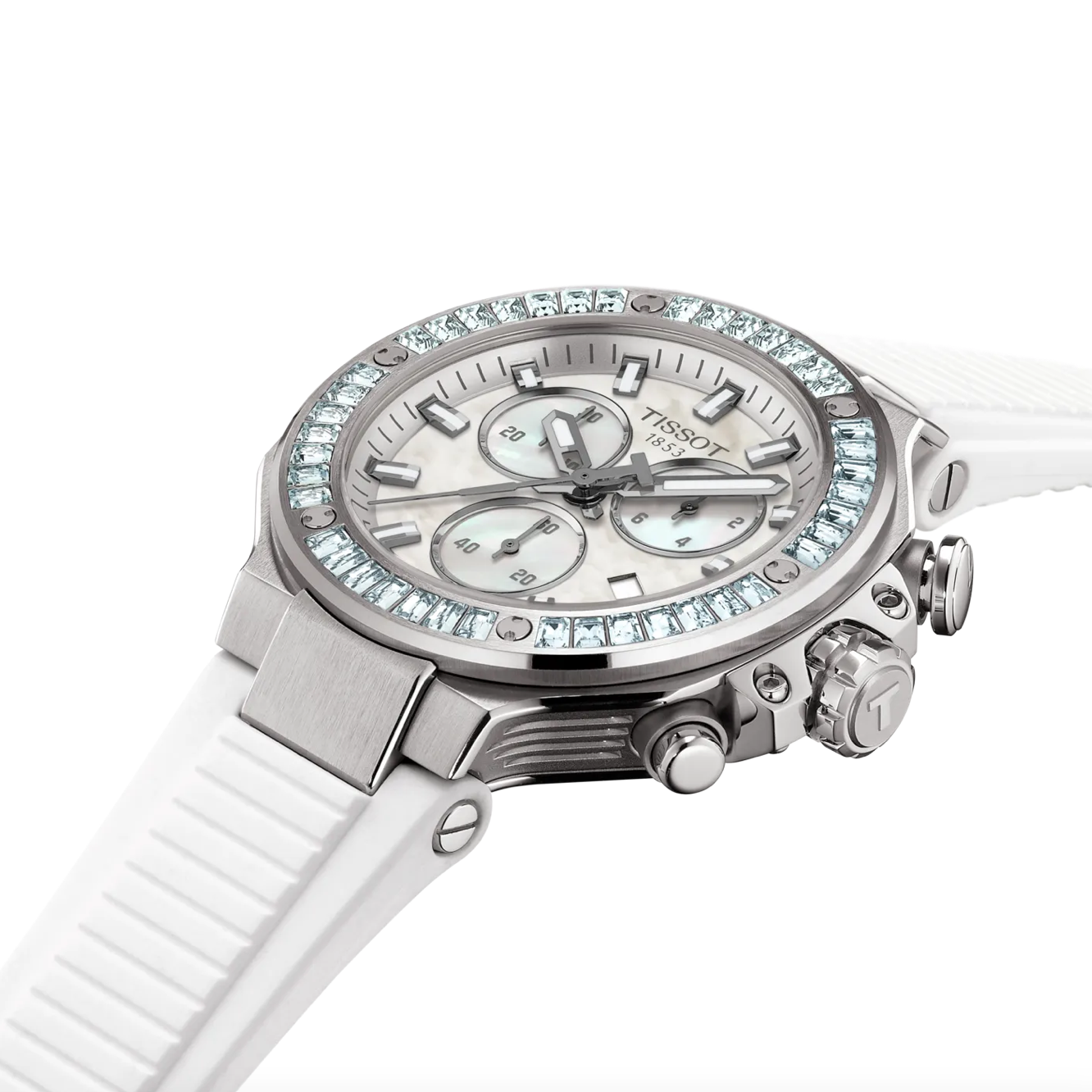 T-Race Ceramic with Baguette Bezel 38MM Watch - SHOPKURY.COM