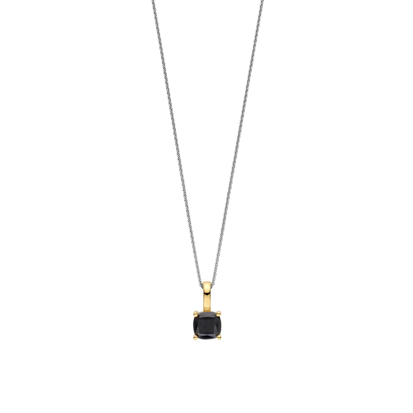 Black Four Prong Necklace - SHOPKURY.COM