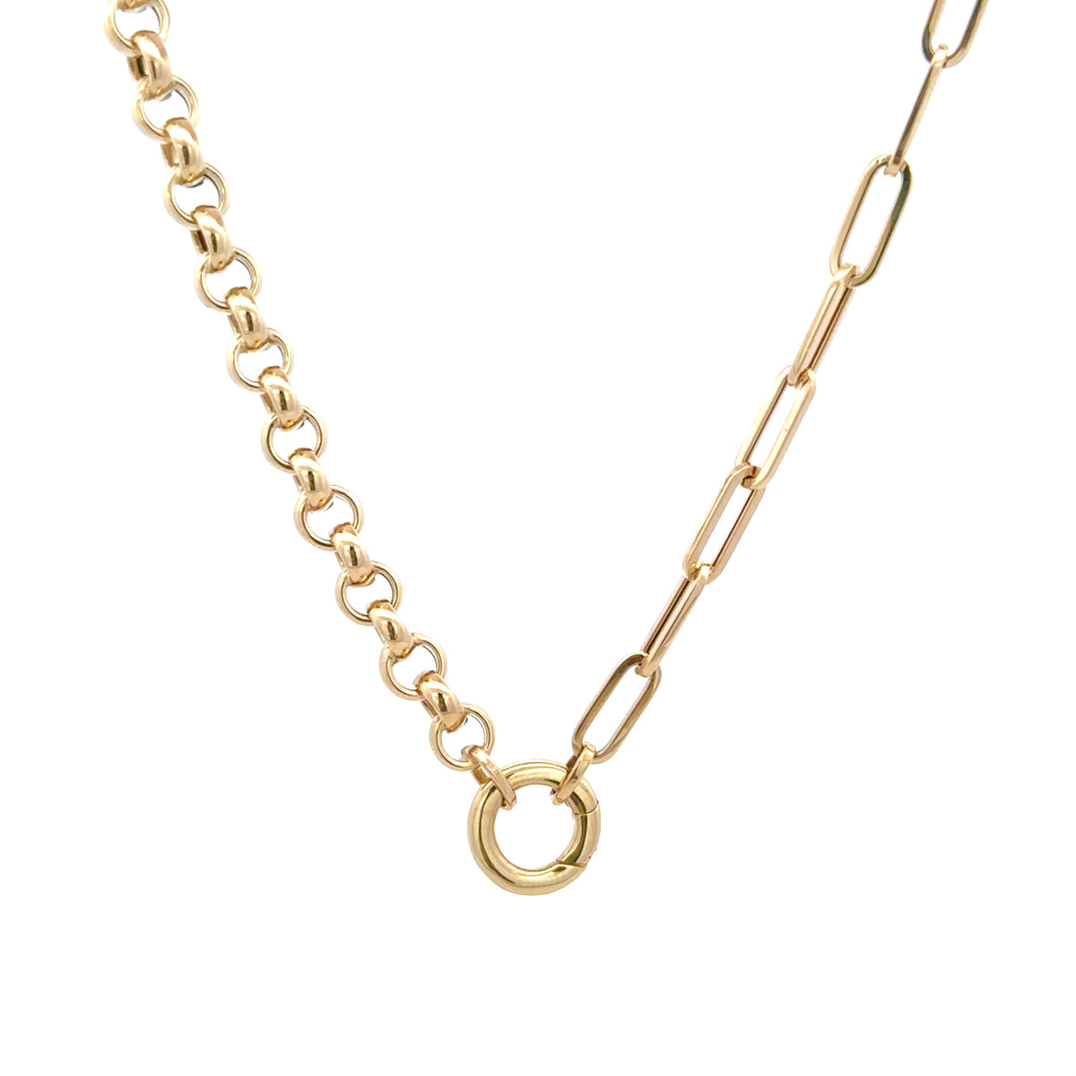 Mix Link Chain Mix Link Necklace with Clip for pendants – SHOPKURY.COM