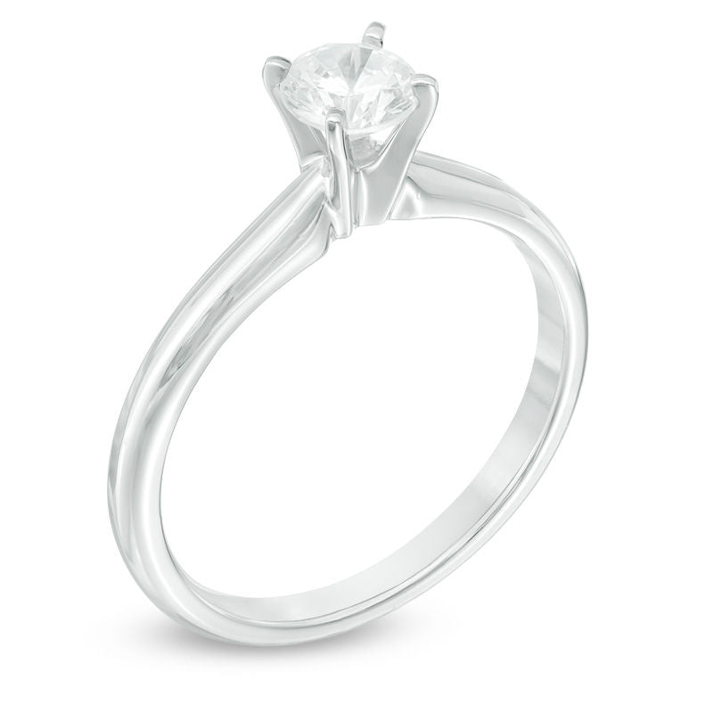 .50CT Round Cut Solitaire Diamond Engagement Ring by KURY BRIDAL
