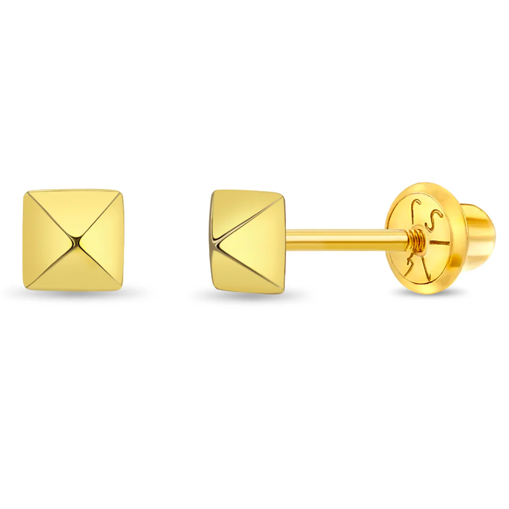 Pyramid Kids Stud Earrings - SHOPKURY.COM