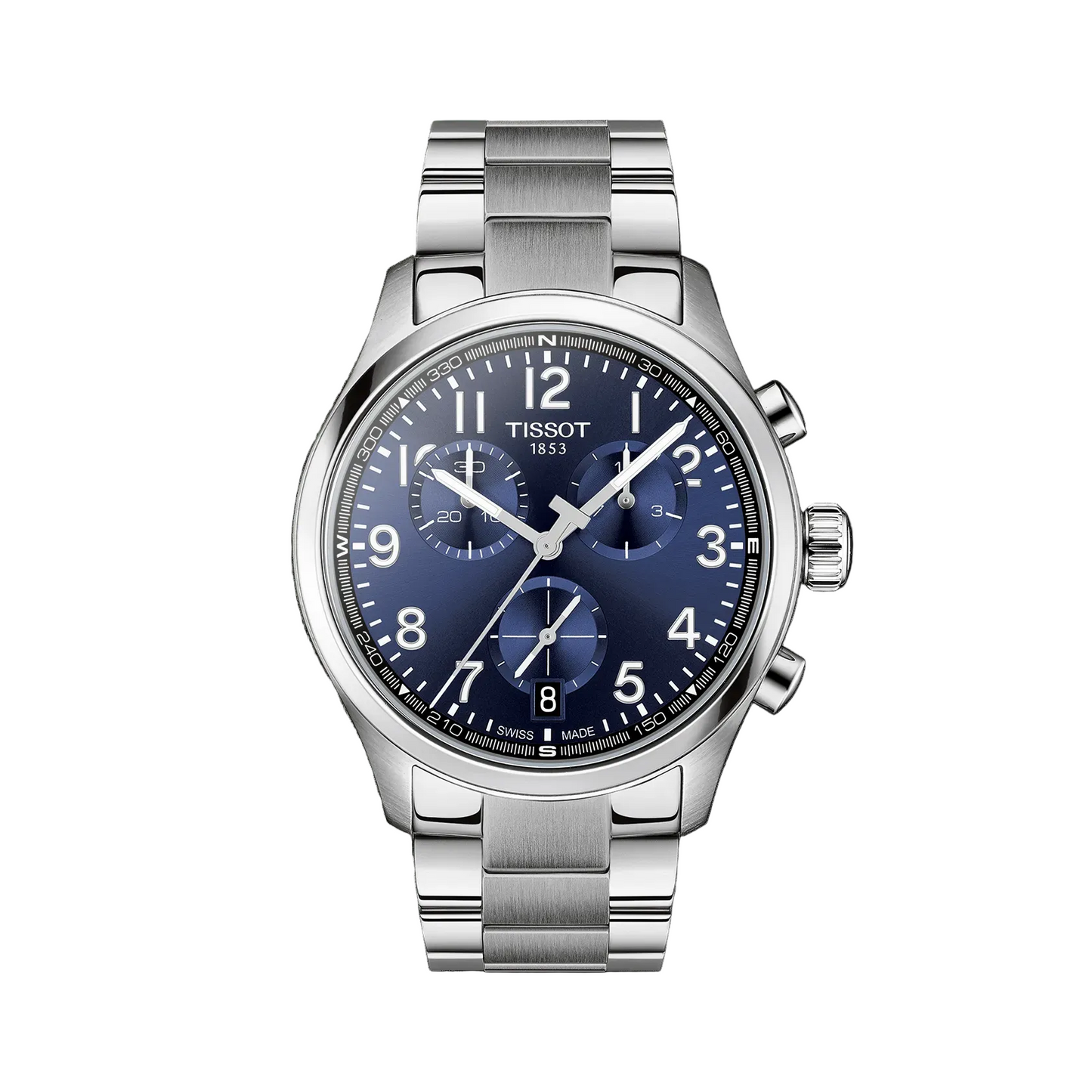 Chrono L 42mm Watch with Blue Dial by TISSOT