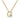 7.5MM Uppercase Diamond Initial Necklace 14KY - SHOPKURY.COM