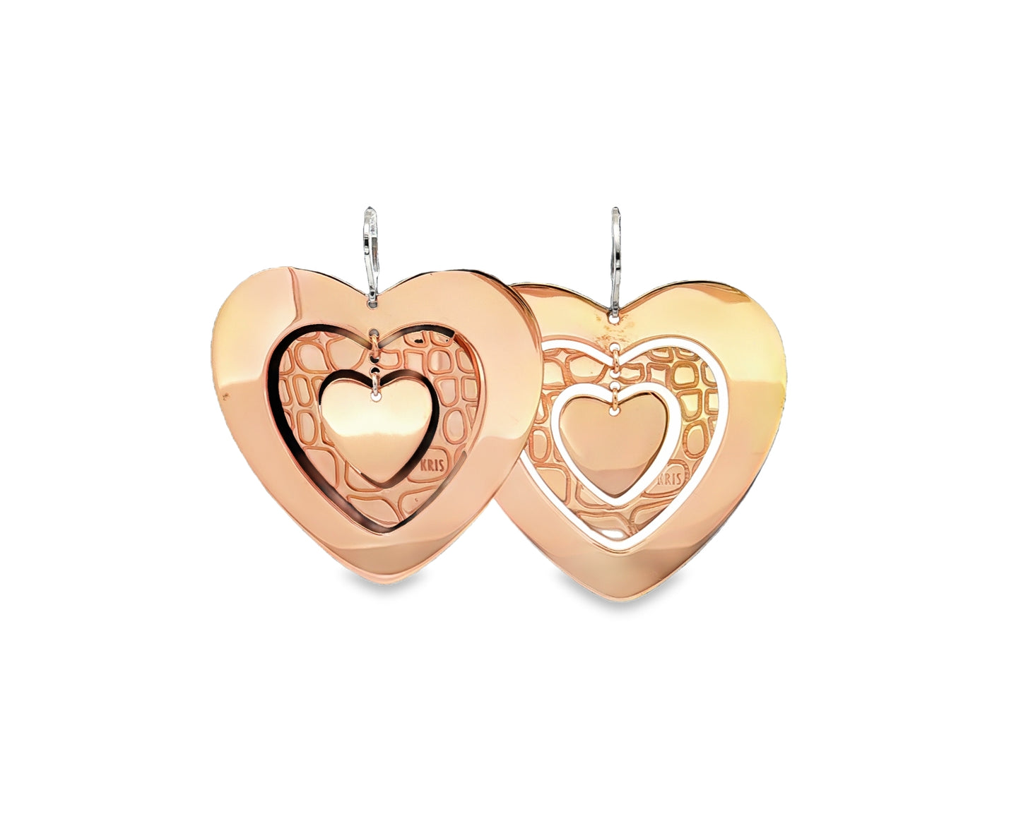 Multiple Hearts Dangle Earrings - SHOPKURY.COM