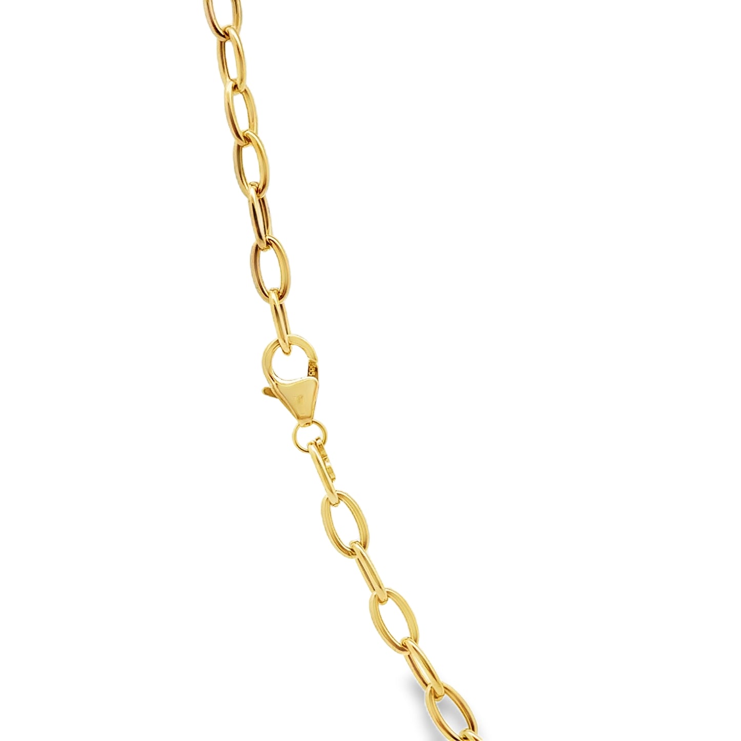 Oval 4.5MM Hollow Link Chain - 16 inches - SHOPKURY.COM