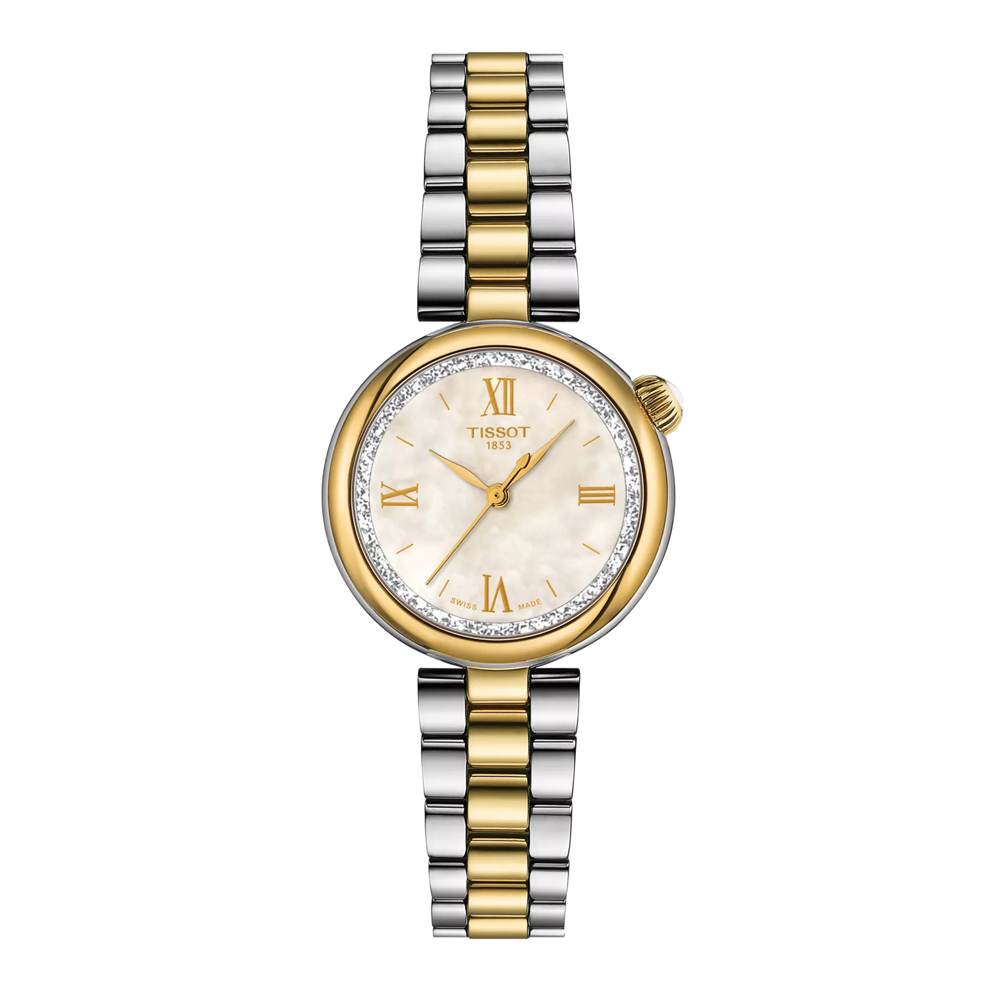 Desir Steel/Yellow Mother Pearl 28MM Watch - SHOPKURY.COM