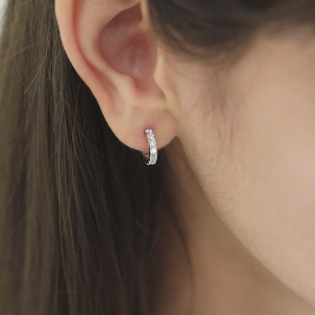 Kids Adorable Half Huggie Earrings