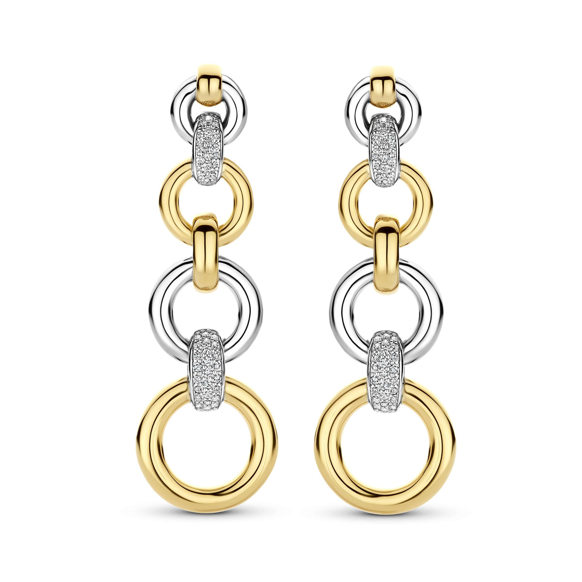 Revolve Long Circle Earrings by TI SENTO