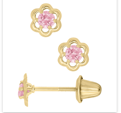 Pink Flower Earrings - SHOPKURY.COM
