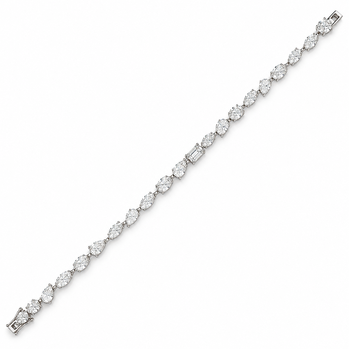8.50CT Mixed Shape Lab Diamonds Tennis Bracelet by LAB DIAMONDS