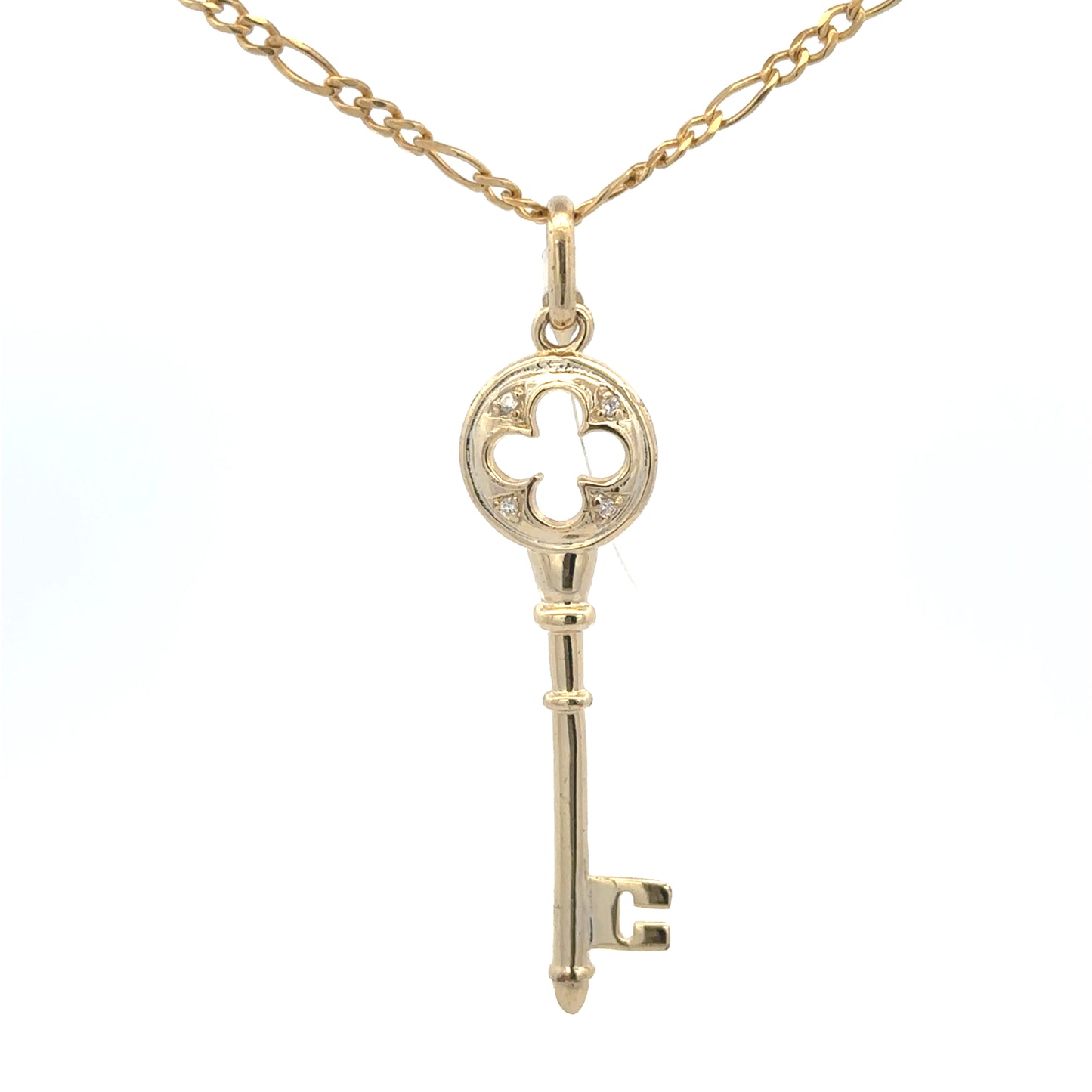 Gold Plated Key Pendant - SHOPKURY.COM