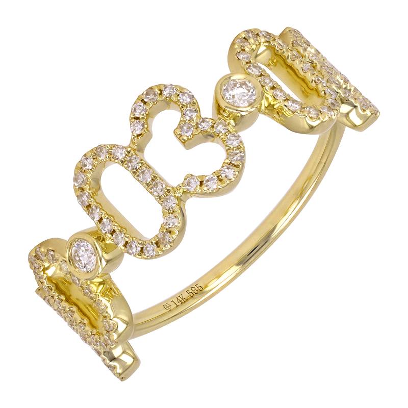 Custom Diamond Date Ring by KURY COLLECTION