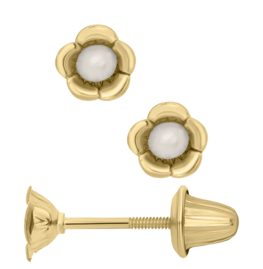 Flower Pearl Earrings - SHOPKURY.COM