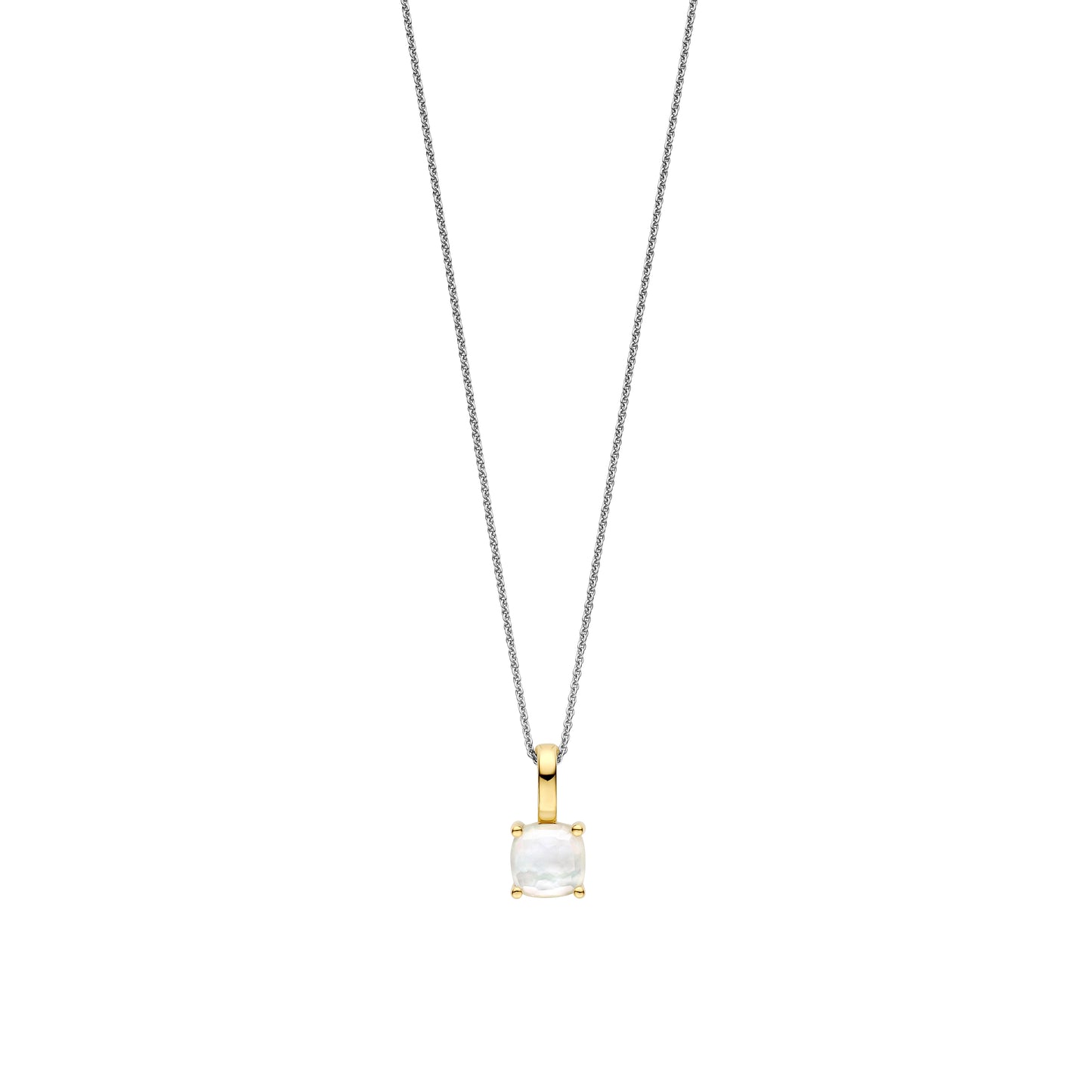 Milky Quartz Prong Set Necklace - SHOPKURY.COM