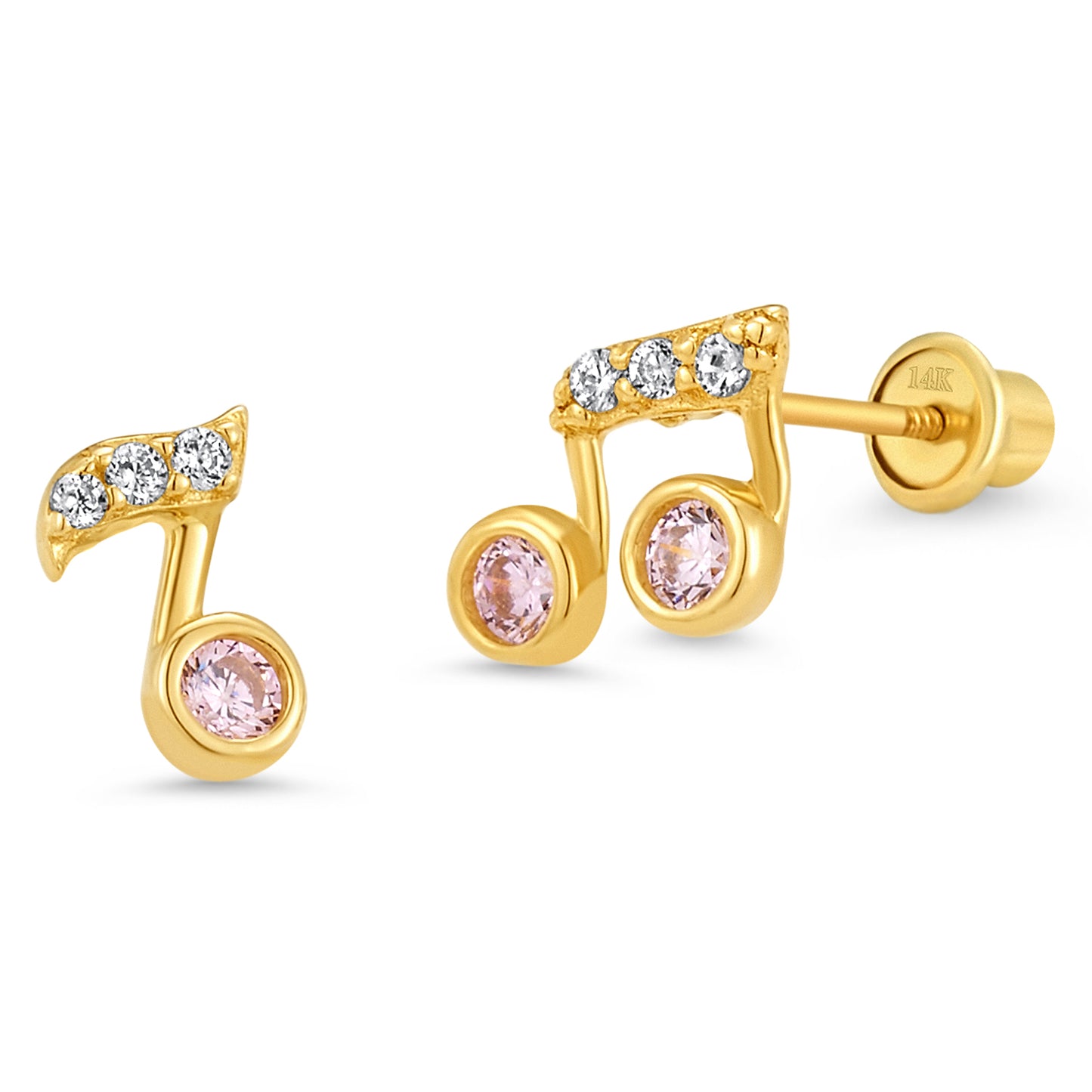 Mismatch Musical Notes Stud Earrings - SHOPKURY.COM