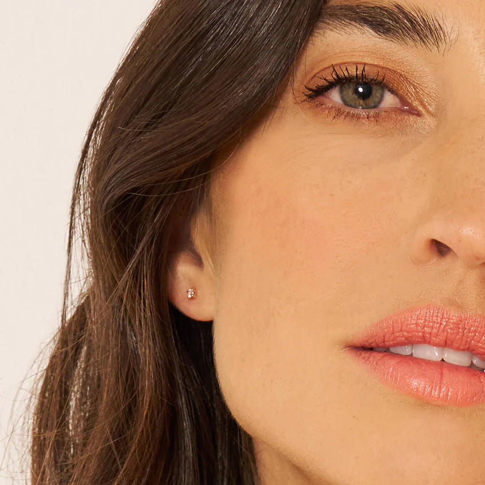 2.5MM Diamond Solitaire Kids Earrings - SHOPKURY.COM