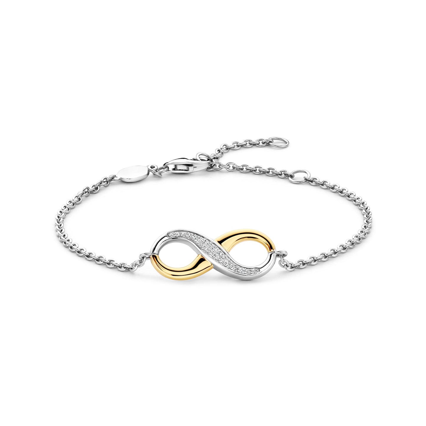 Infinity Two Tone Bracelet - SHOPKURY.COM