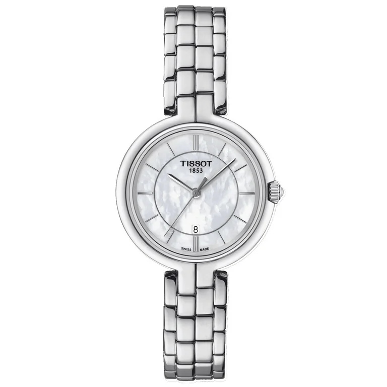 Flamingo White Mother of Pearl Dial 26MM Watch by TISSOT
