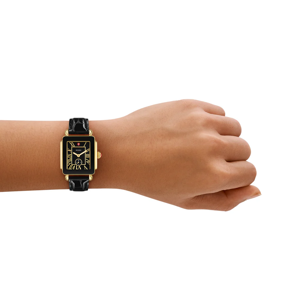 Deco Sport Shiny Black 31MM Watch - SHOPKURY.COM