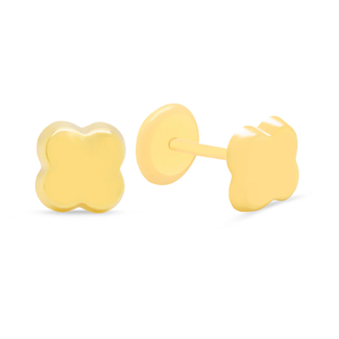 Large Clover Stud Earrings by KURY COLLECTION