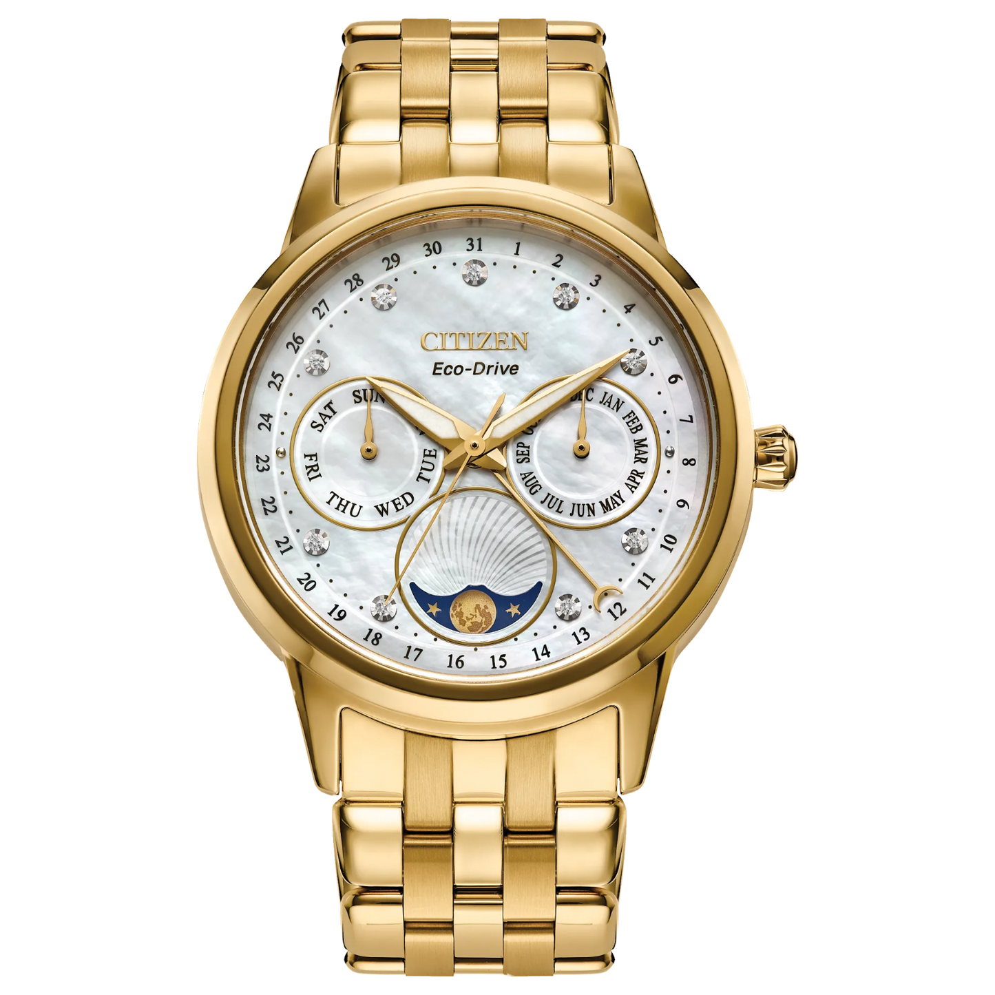 Calendrier Gold 37MM Watch by CITIZEN
