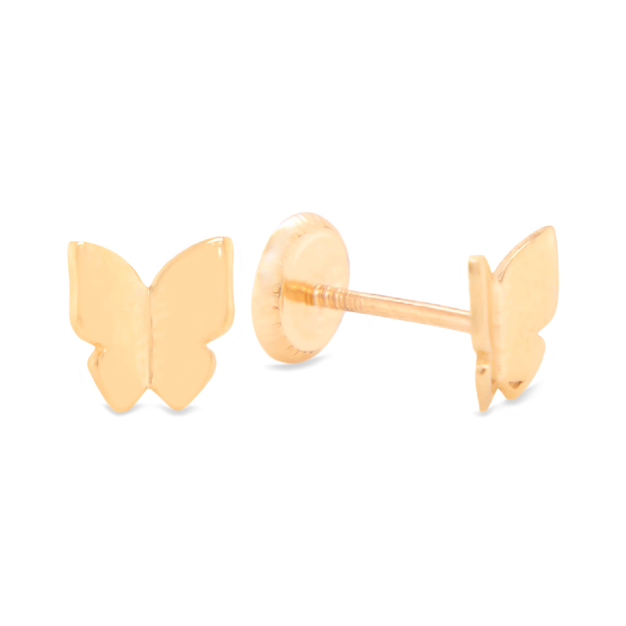 Butterflies Stud Earrings by KURY COLLECTION