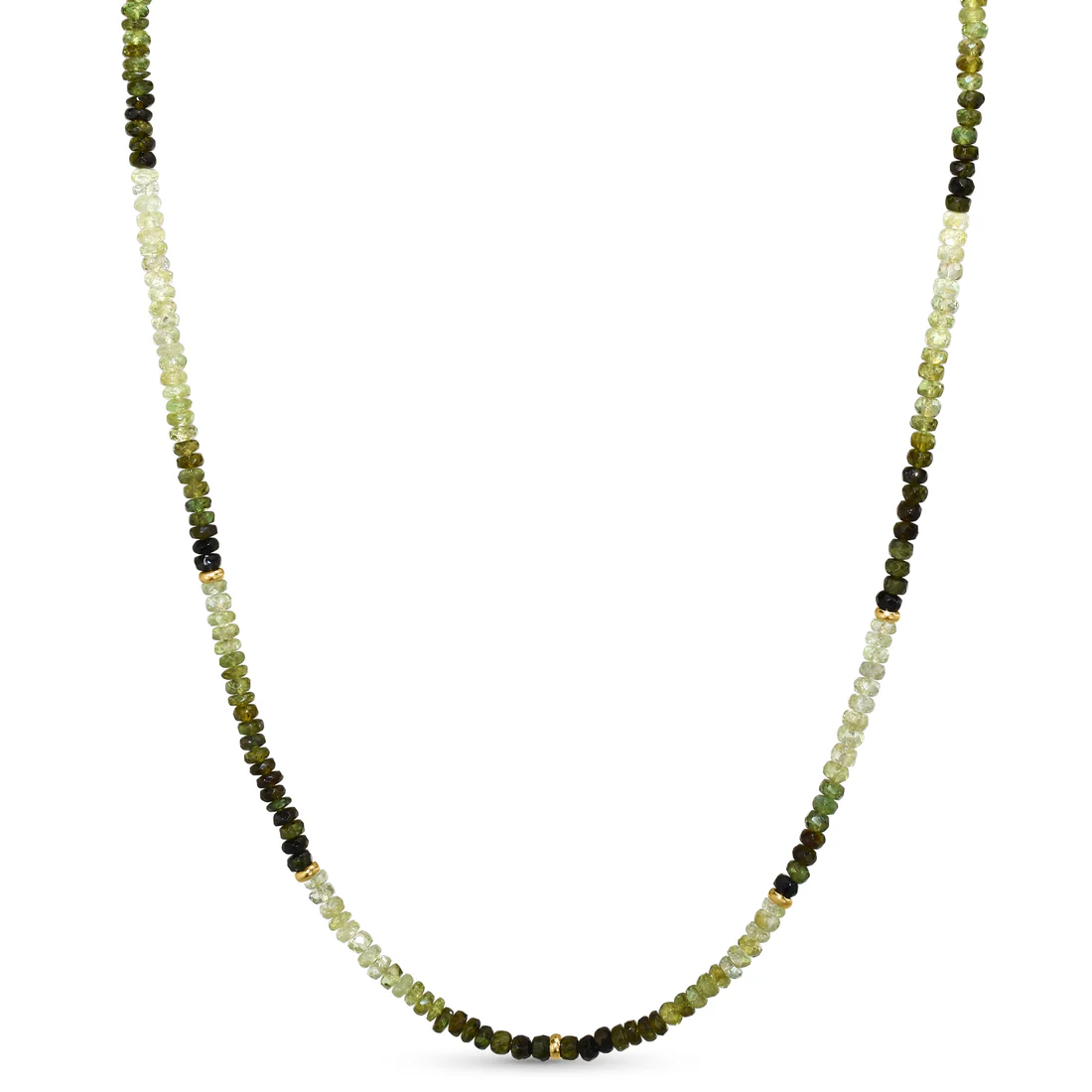 Natural Green Garnet Gemstones Necklace - SHOPKURY.COM