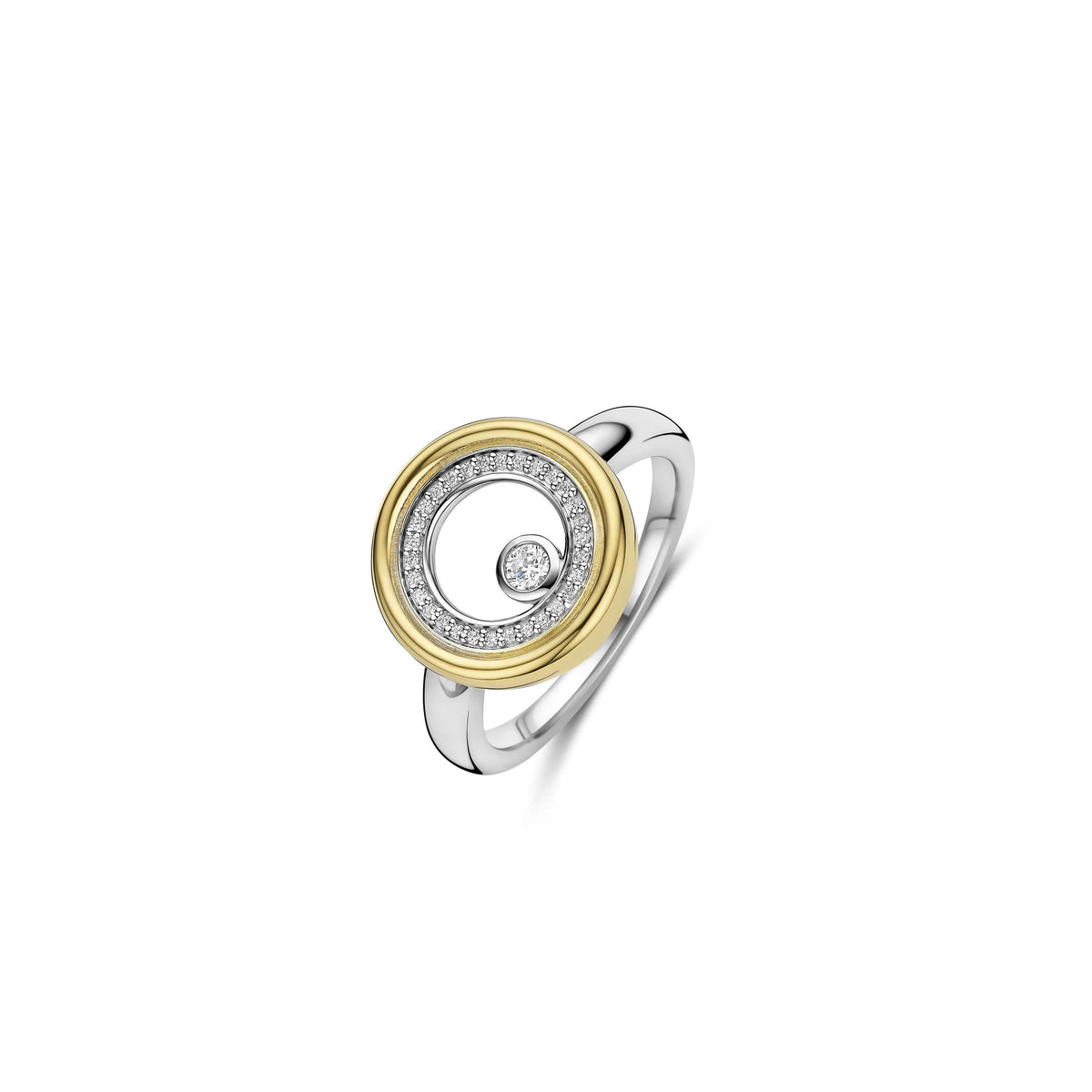 Double Circles Ring by TI SENTO