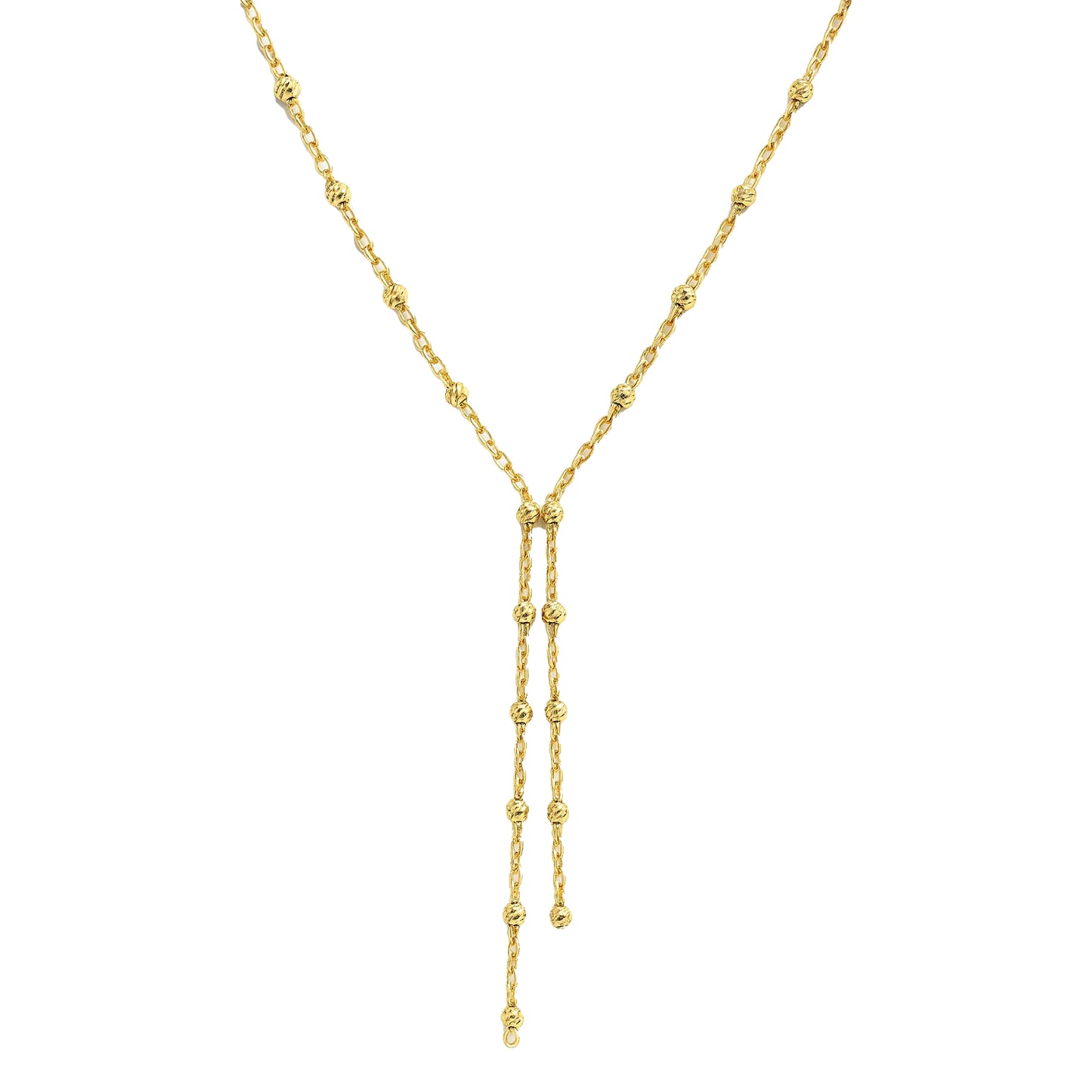 Beaded Double Lariat Necklace - SHOPKURY.COM