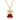 Girl Diamond and Rubies Necklace - SHOPKURY.COM